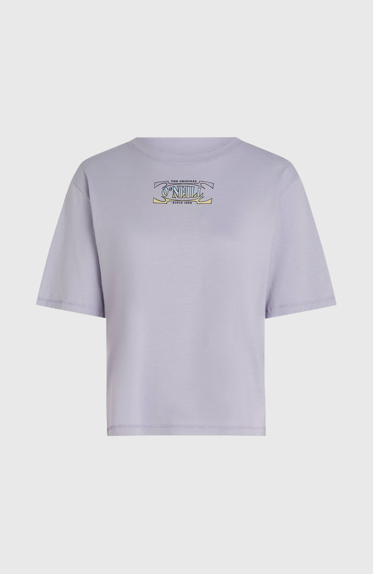 Summer Musthaves Back Print T-Shirt | Purple Gleam