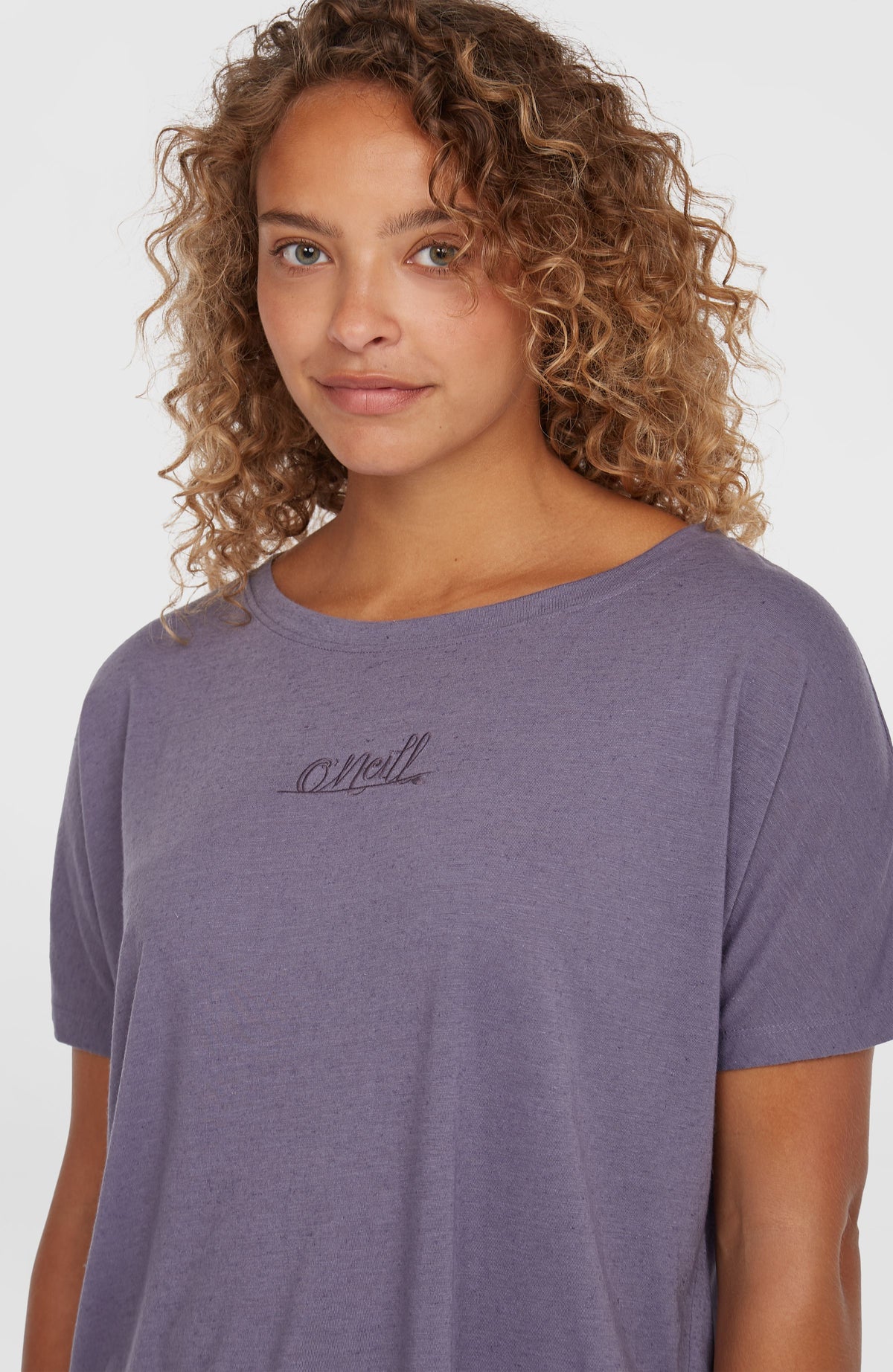 Essentials Script Drape T-Shirt | Storm