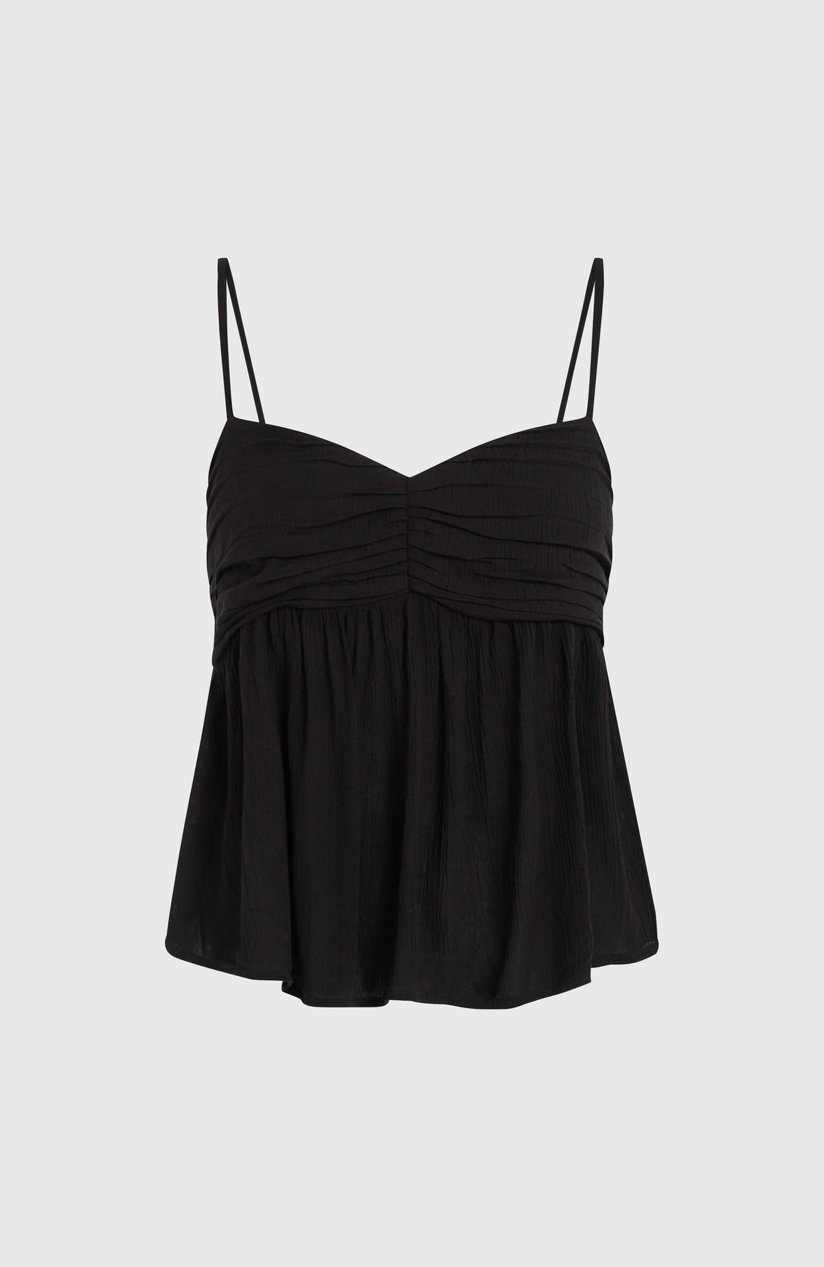 Reeta Woven Top | Black Out
