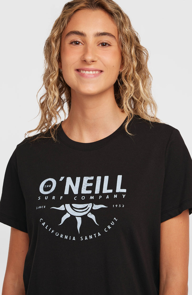 Front Print T-Shirt | Black Out