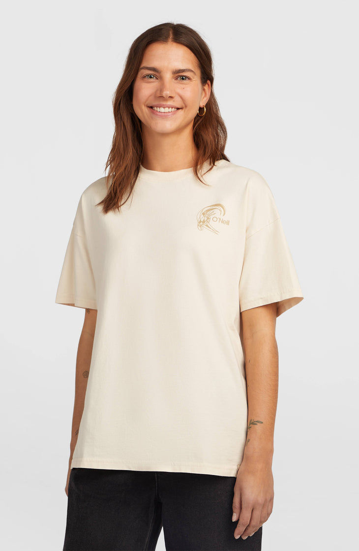 O'Riginals Back-Print T-Shirt | Linen White