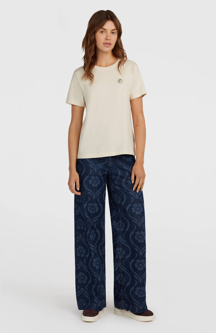 O'Riginals Badge T-Shirt | Linen White