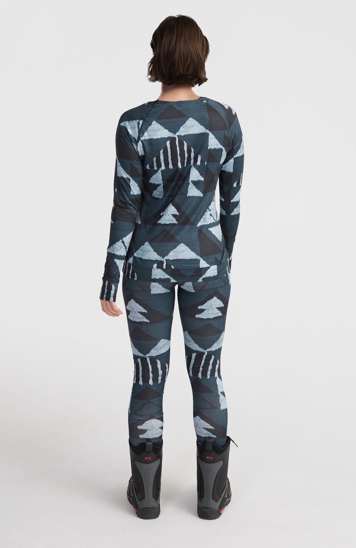 Baselayer Bottoms | Blue Triangle Ikat