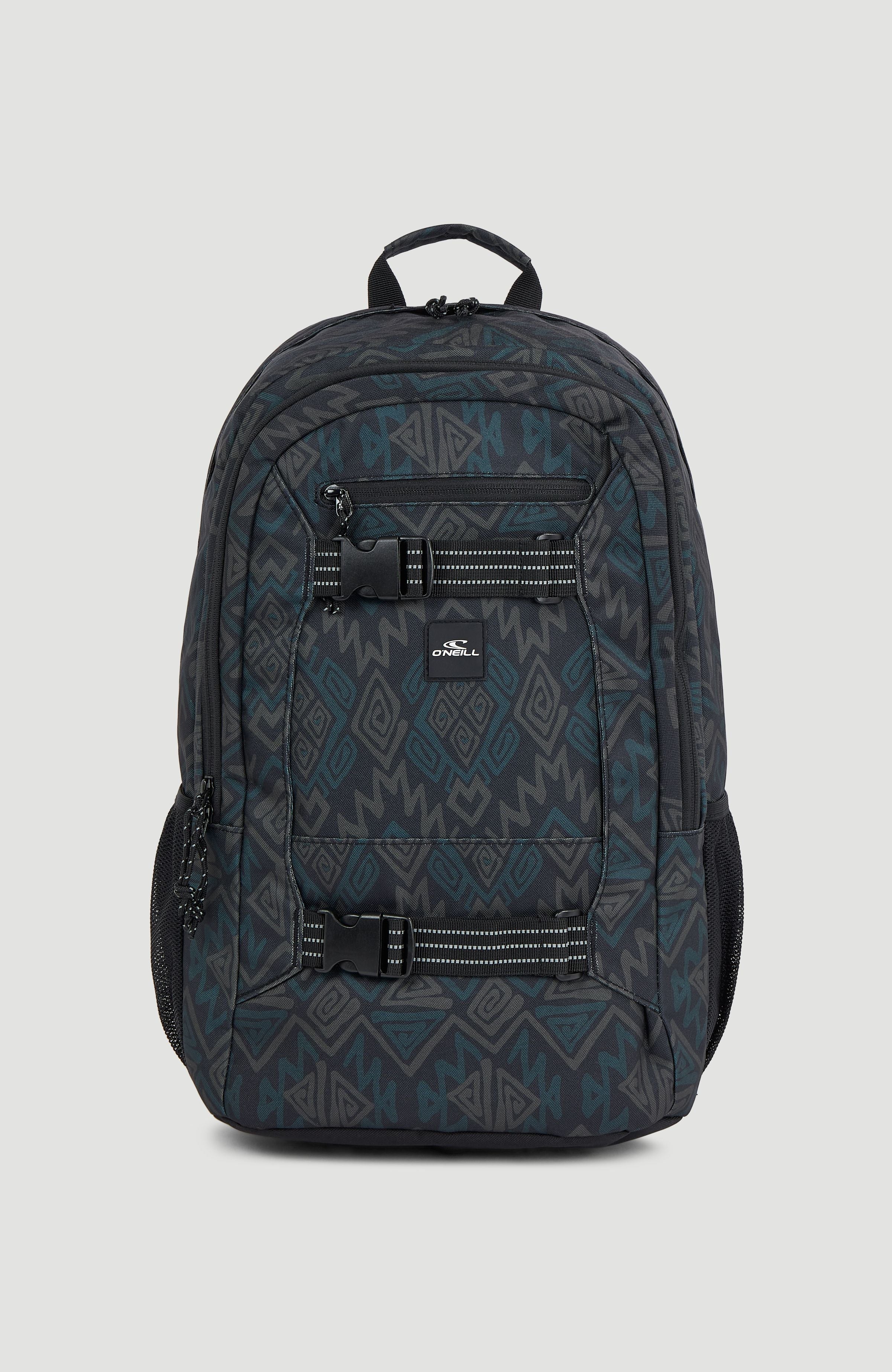 Boarder Backpack | Black Retro Ikat – O'Neill