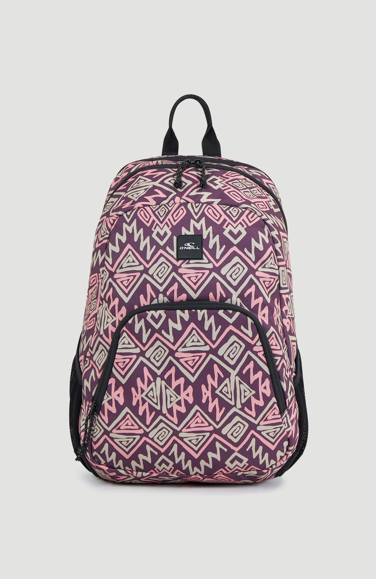 Wedge Backpack | Purple Retro Ikat Wedge Backpack | Purple Retro Ikat
