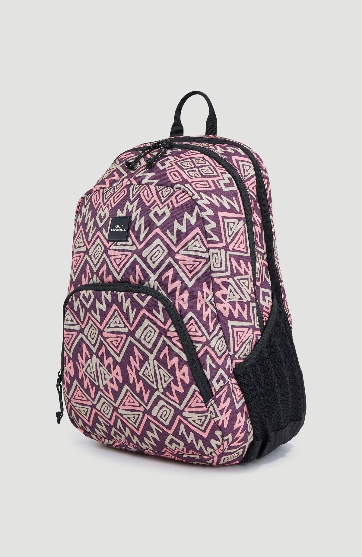 Wedge Backpack | Purple Retro Ikat