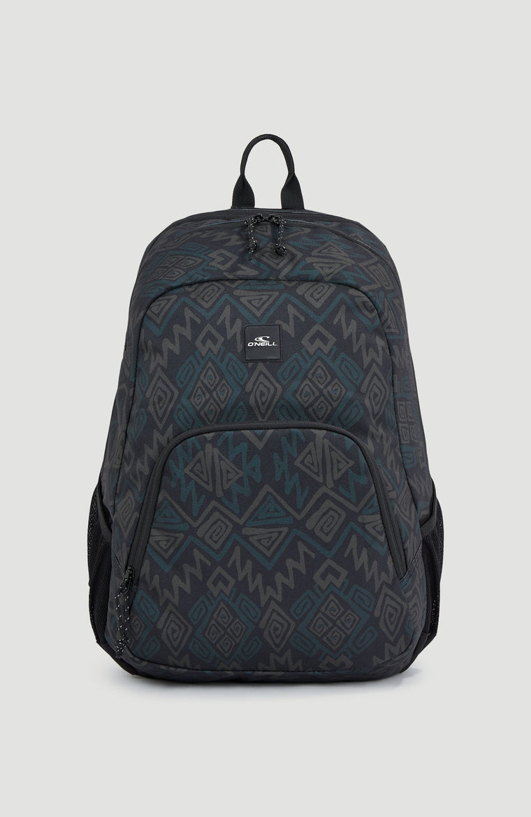 Wedge Backpack | Black Retro Ikat Wedge Backpack | Black Retro Ikat