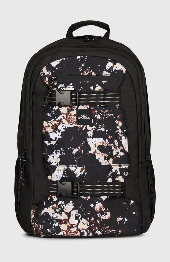 Boarder Backpack | Black/Beige Quarry