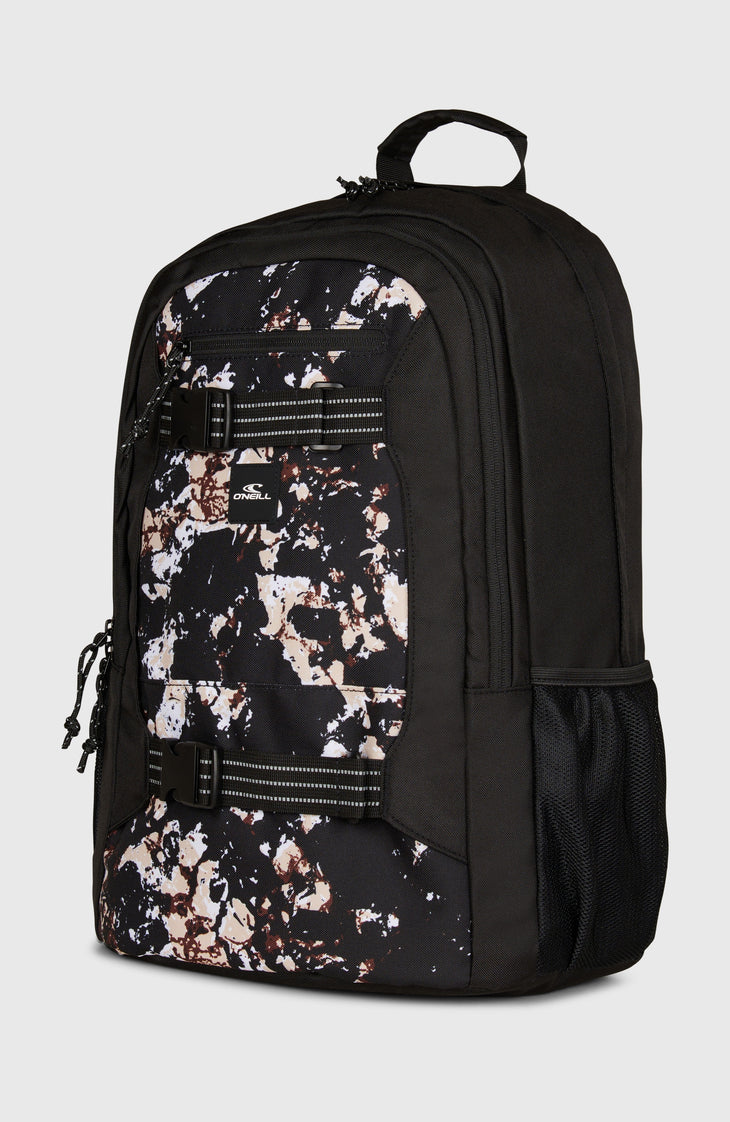 Boarder Backpack | Black/Beige Quarry