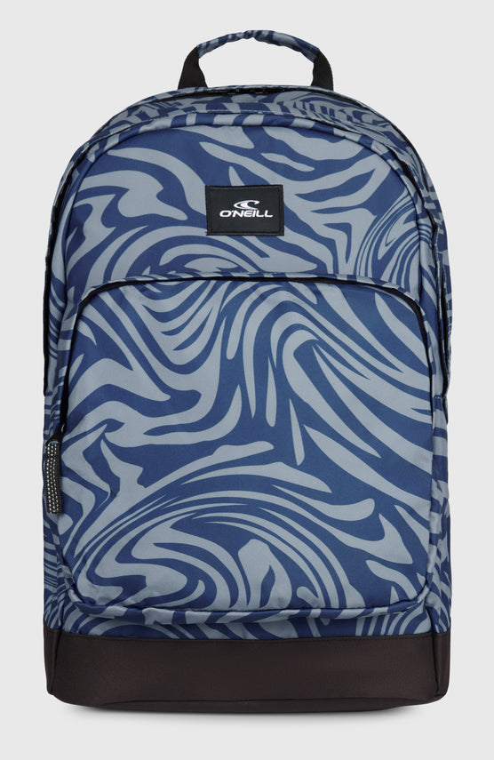 O'Neill Santa Cruz Backpack | Blue Swirl Zebra