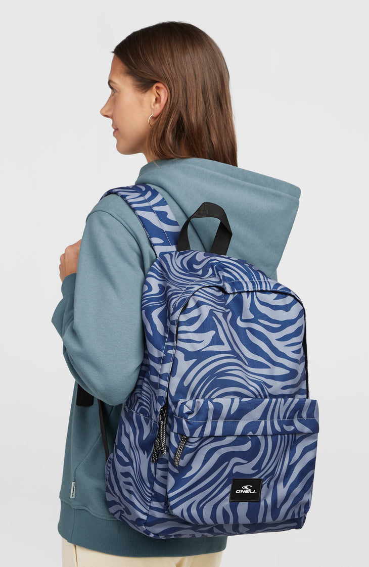 O'Neill Essentials Backpack | Blue Swirl Zebra