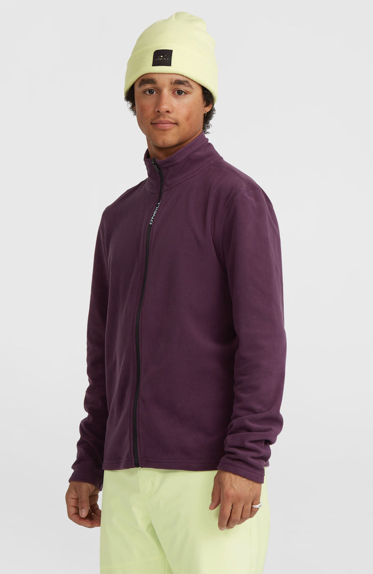 Jack's Polartec® 100 Full-Zip Fleece | Aubergine