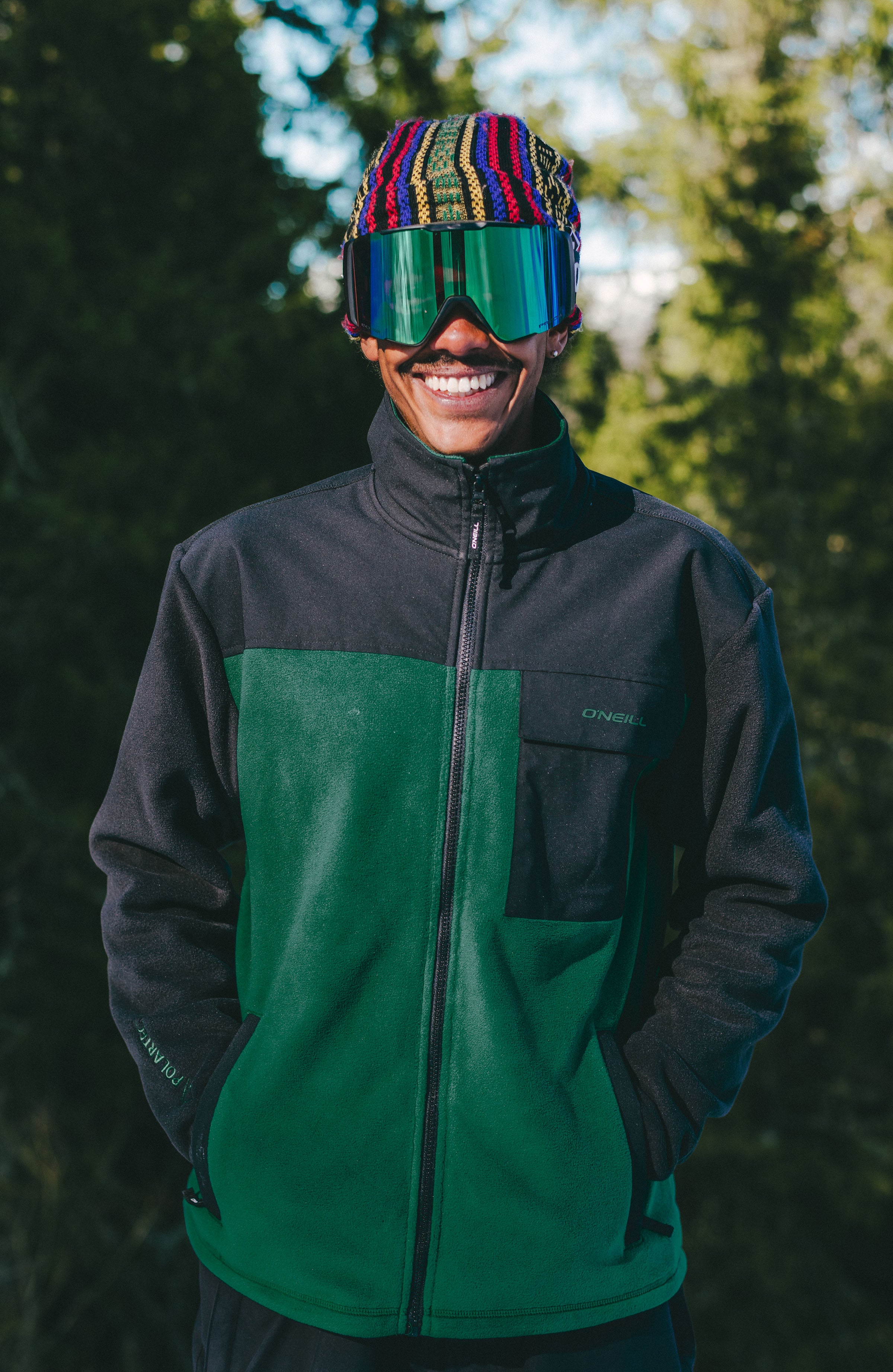 FWC'Peak Polartec® Fleece | Emerald Envy Colour Block – O'Neill
