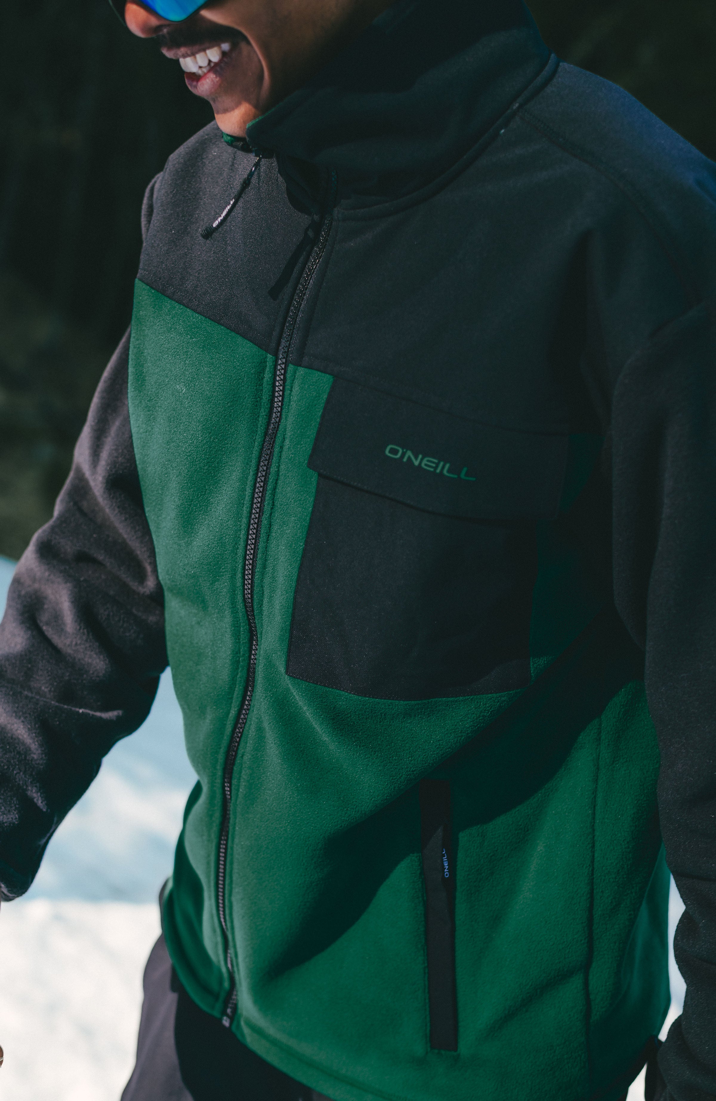 FWC'Peak Polartec® Fleece | Emerald Envy Colour Block – O'Neill