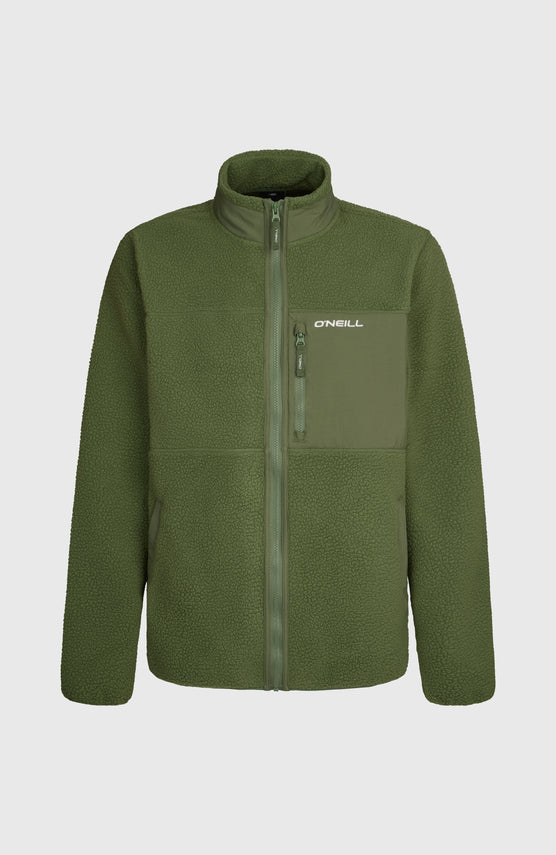 Must-Have High-Pile Full-Zip Fleece | Surface Algae