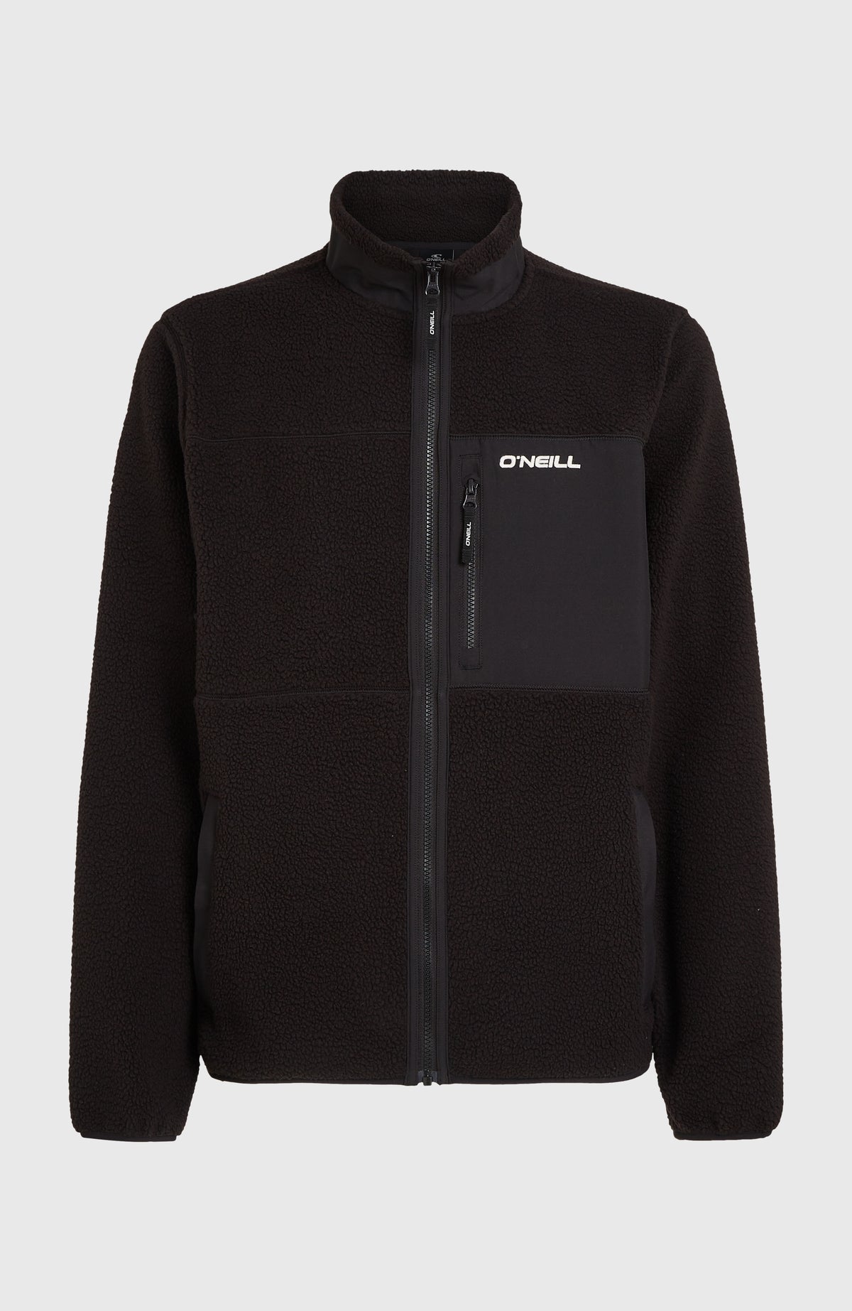 Must-Have High-Pile Full-Zip Fleece | Black Out
