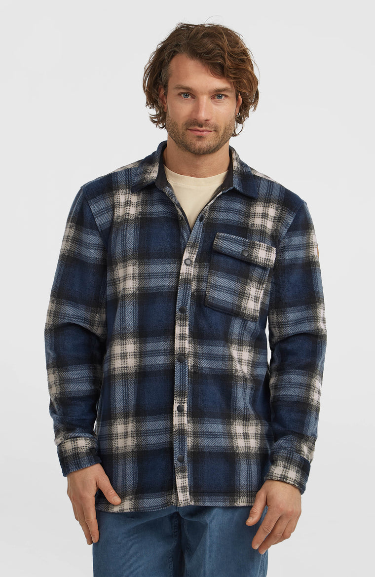 O'Riginals Superfleece Shirt | Mozart Blue Check O'Riginals Superfleece Shirt | Mozart Blue Check