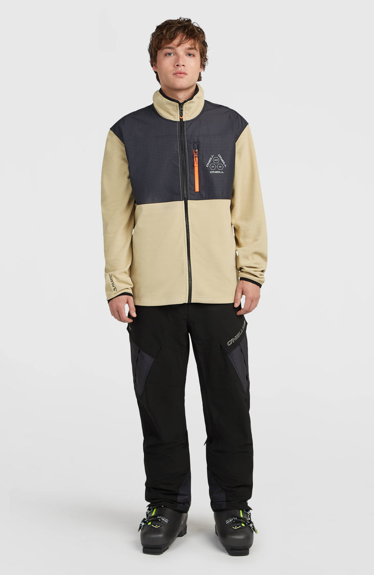 FWC'Peak Polartec® Full-Zip Hyperfleece | Olive Blush Colour Block