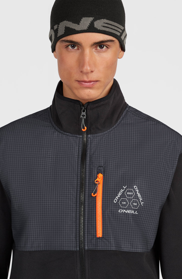 FWC'Peak Polartec® Full-Zip Hyperfleece | Black Out Colour Block
