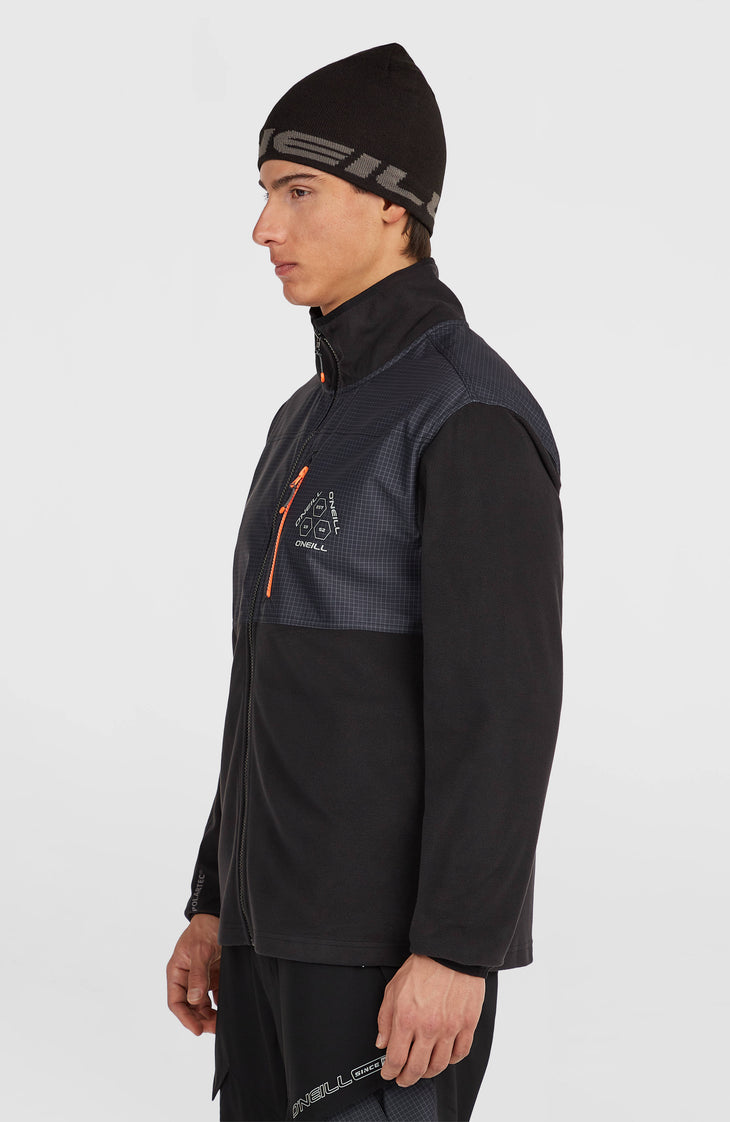 FWC'Peak Polartec® Full-Zip Hyperfleece | Black Out Colour Block
