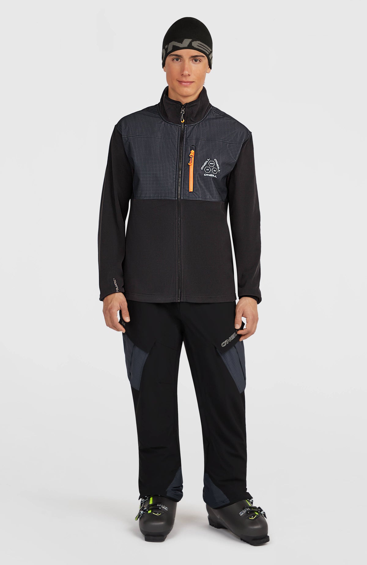 FWC'Peak Polartec® Full-Zip Hyperfleece | Black Out Colour Block