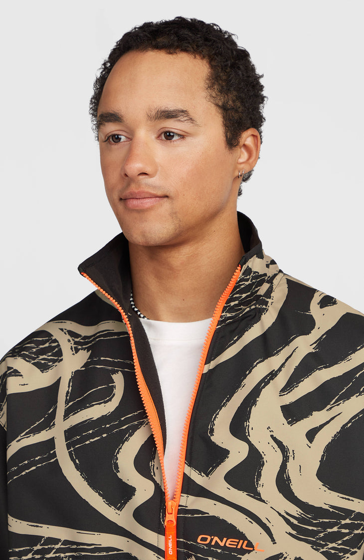 FWC'Play Polartec® Full-Zip Hyperfleece | Beige Snowtracks