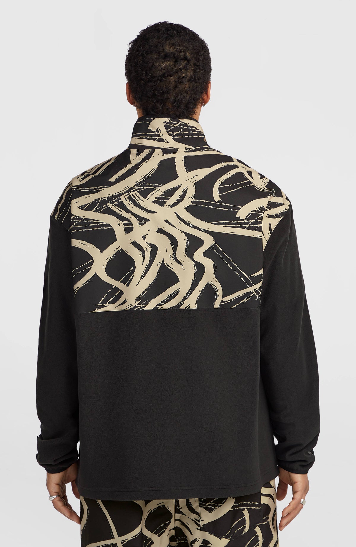 FWC'Play Polartec® Full-Zip Hyperfleece | Beige Snowtracks