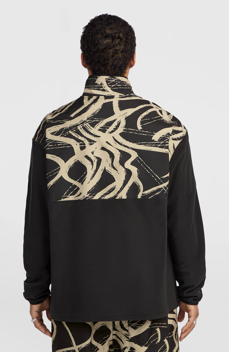 FWC'Play Polartec® Full-Zip Hyperfleece | Beige Snowtracks