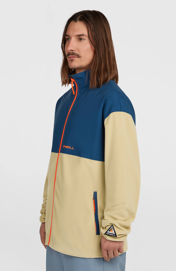 FWC'Play Polartec® Full-Zip Hyperfleece | Regal Blue Colour Block
