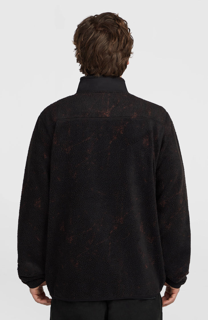 Must-Have High-Pile Full-Zip Fleece | Black Basalt