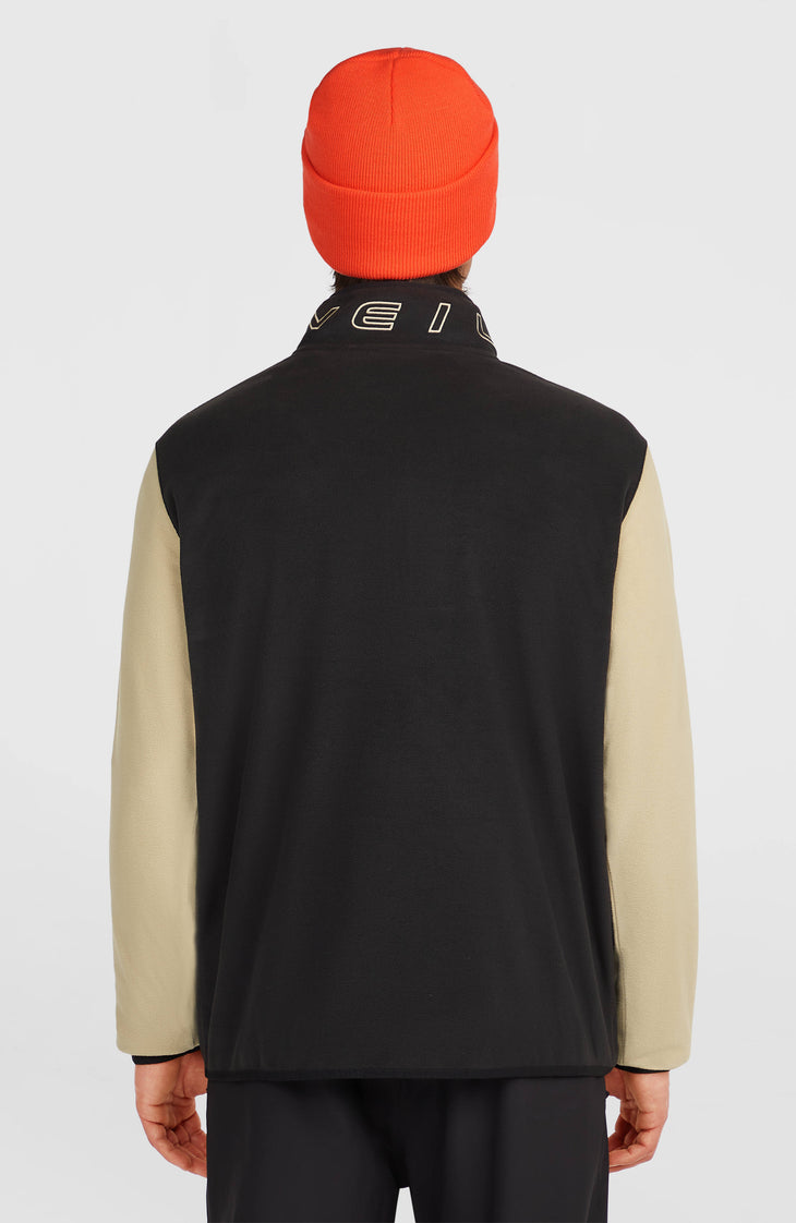 FWC'Cruz Triple Polartec® Half-Zip Fleece | Linen White Colour Block