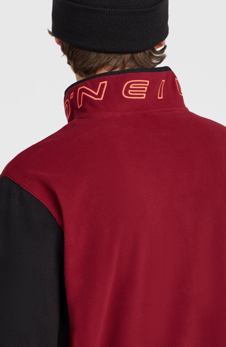 FWC'Cruz Triple Polartec® Half-Zip Fleece | Tamarillo Colour Block