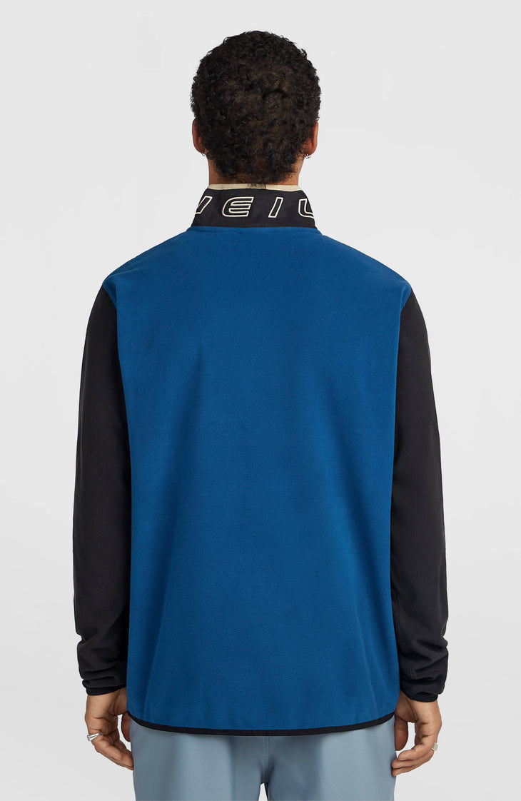 FWC'Cruz Triple Polartec® Half-Zip Fleece | Regal Blue Colour Block