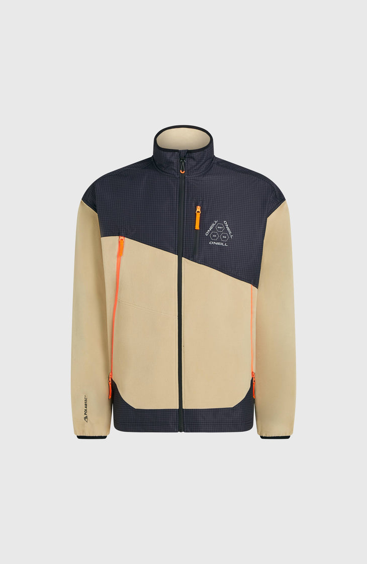 FWC'Peak Polartec® Fire Full-Zip Hyperfleece | Olive Blush Colour Block
