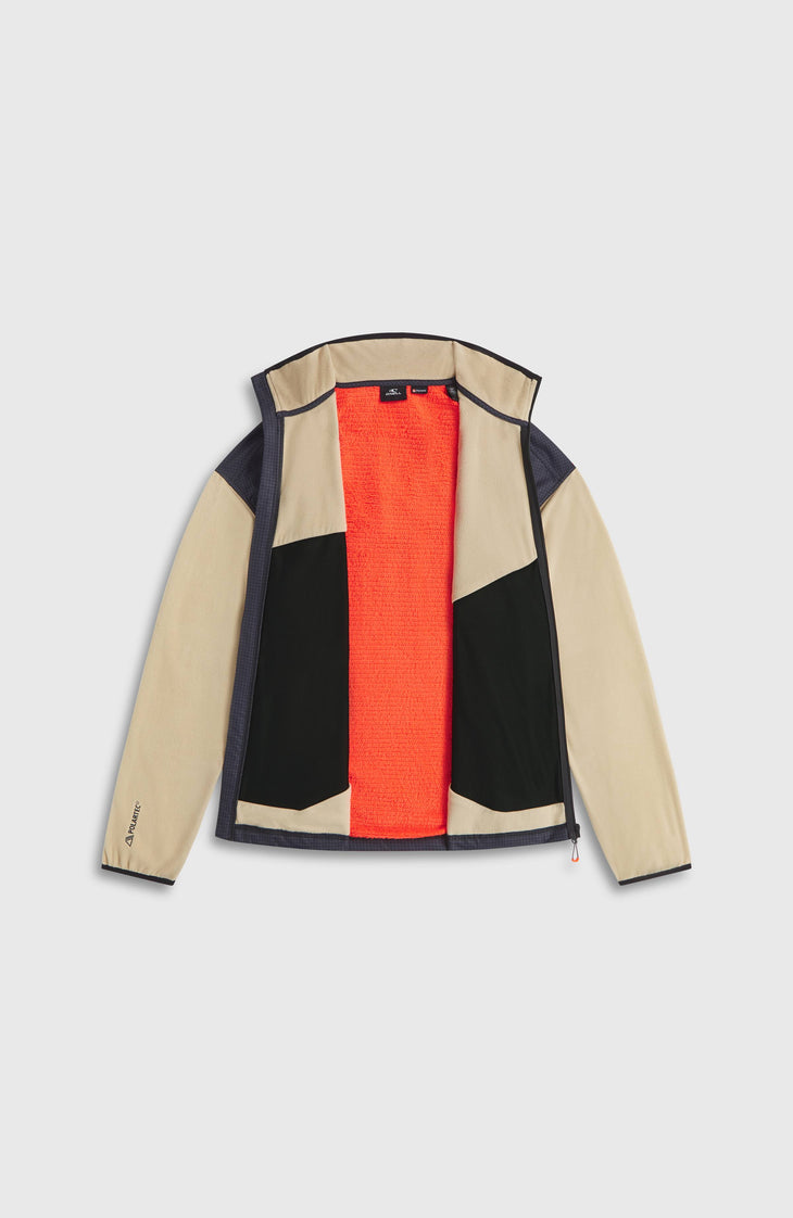 FWC'Peak Polartec® Fire Full-Zip Hyperfleece | Olive Blush Colour Block