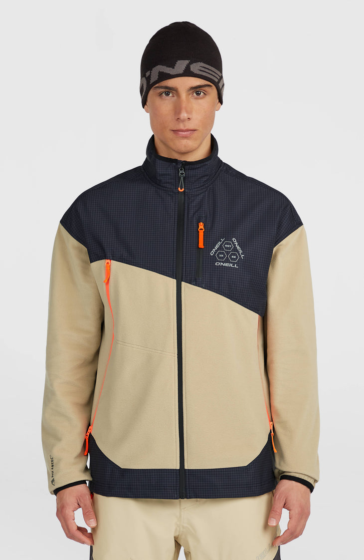 FWC'Peak Polartec® Fire Full-Zip Hyperfleece | Olive Blush Colour Block