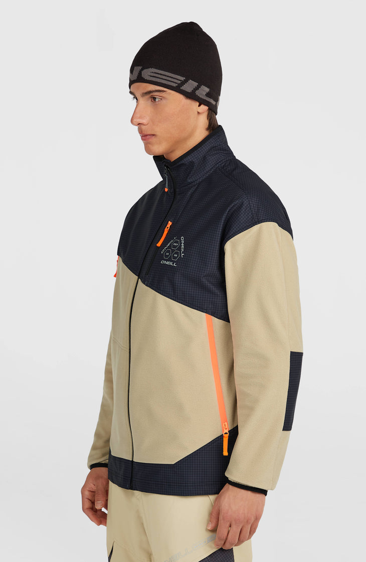 FWC'Peak Polartec® Fire Full-Zip Hyperfleece | Olive Blush Colour Block