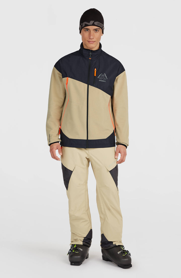 FWC'Peak Polartec® Fire Full-Zip Hyperfleece | Olive Blush Colour Block