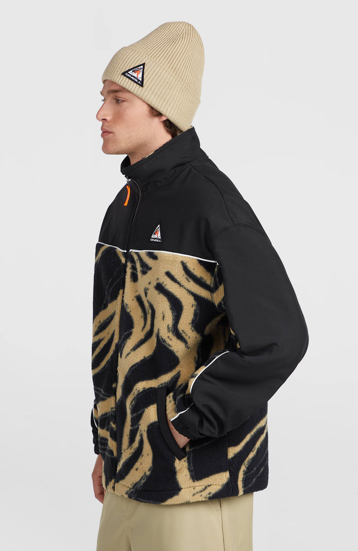 FWC'Play Full-Zip Hyperfleece | Beige Snowtracks