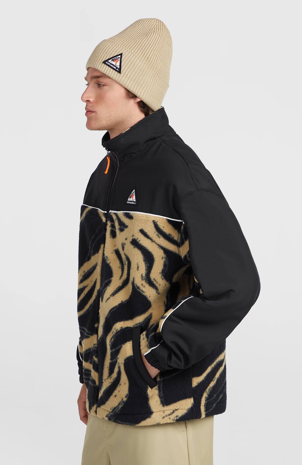 FWC'Play Full-Zip Hyperfleece | Beige Snowtracks