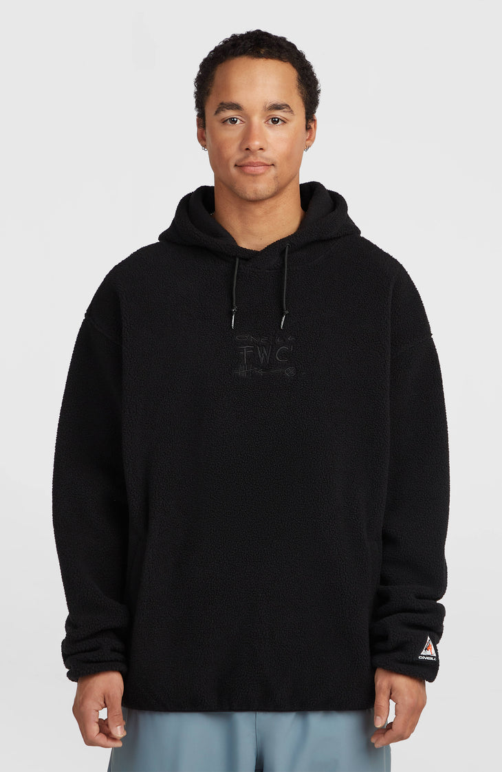 FWC'Play High-Pile Fleece Hoodie | Black Out