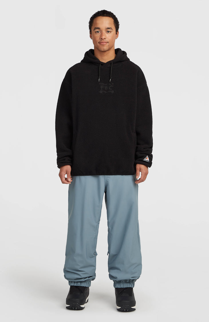 FWC'Play High-Pile Fleece Hoodie | Black Out