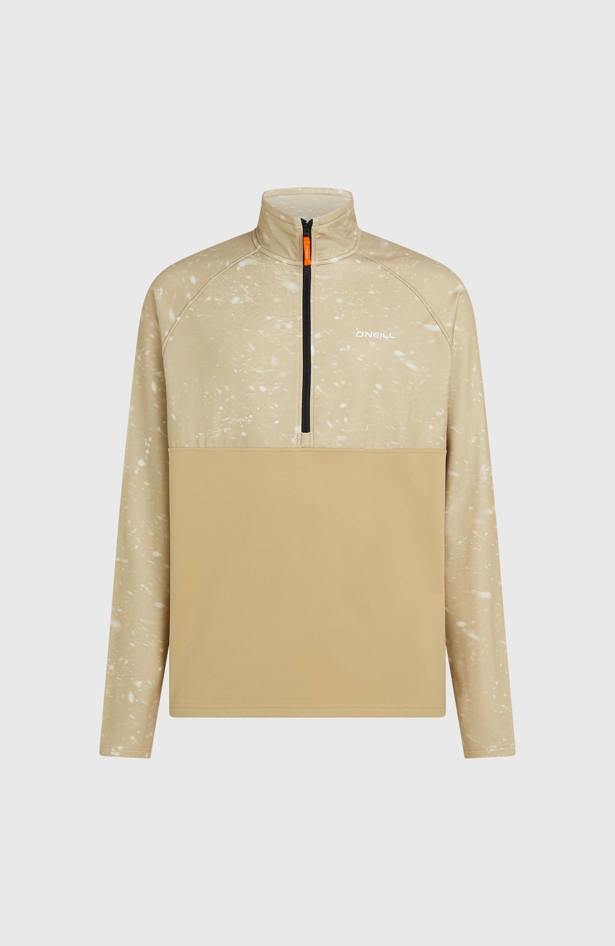 FWC'Cruz Printed Half-Zip Fleece | Beige Snow Storm