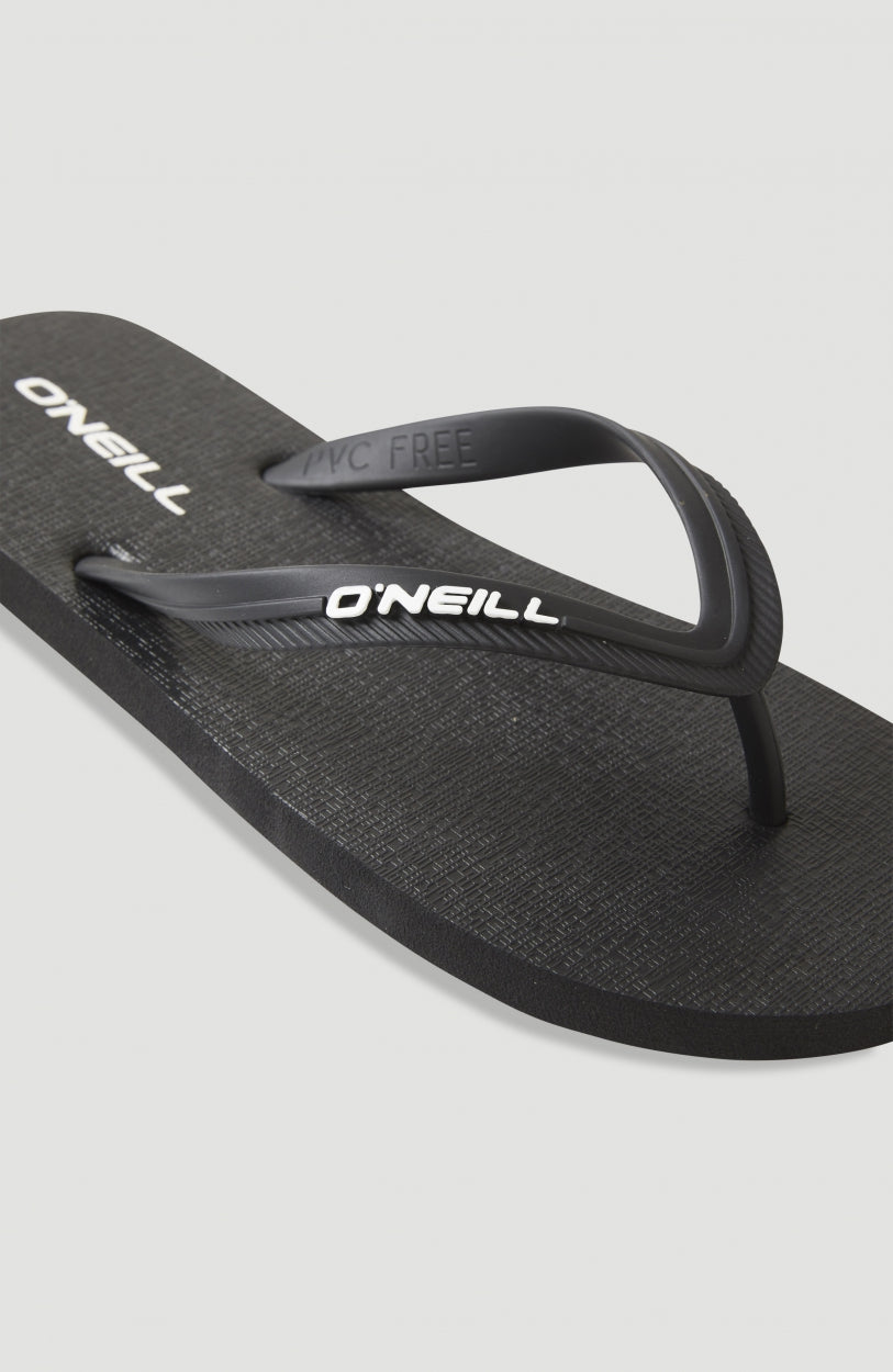 Profile Small Logo Sandals | Black Out