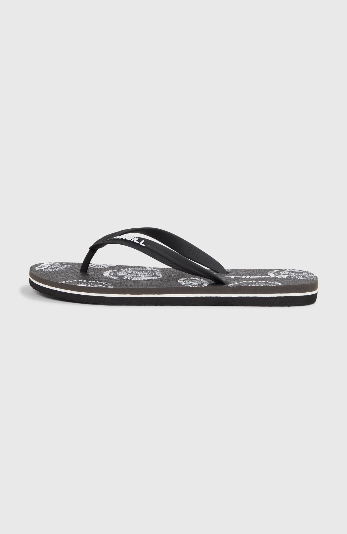 Profile Graphic Sandals | Black Mystical