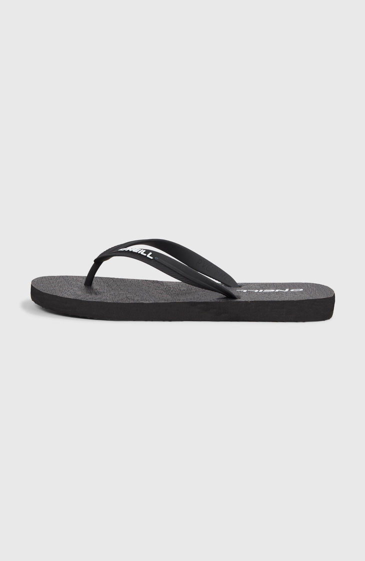 Profile Small Logo Sandals | Black Out