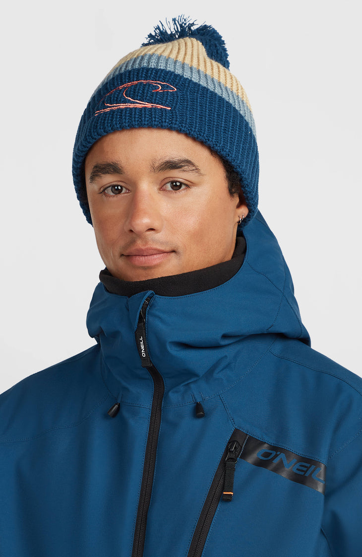 Powder Beanie | Regal Blue Colour Block