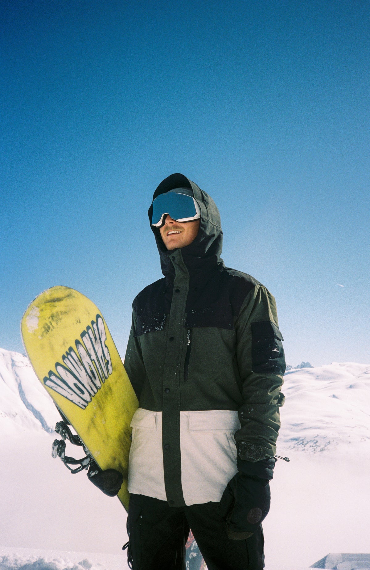 Utility Pro Hybrid Snow Jacket | Forest Night Colour Block