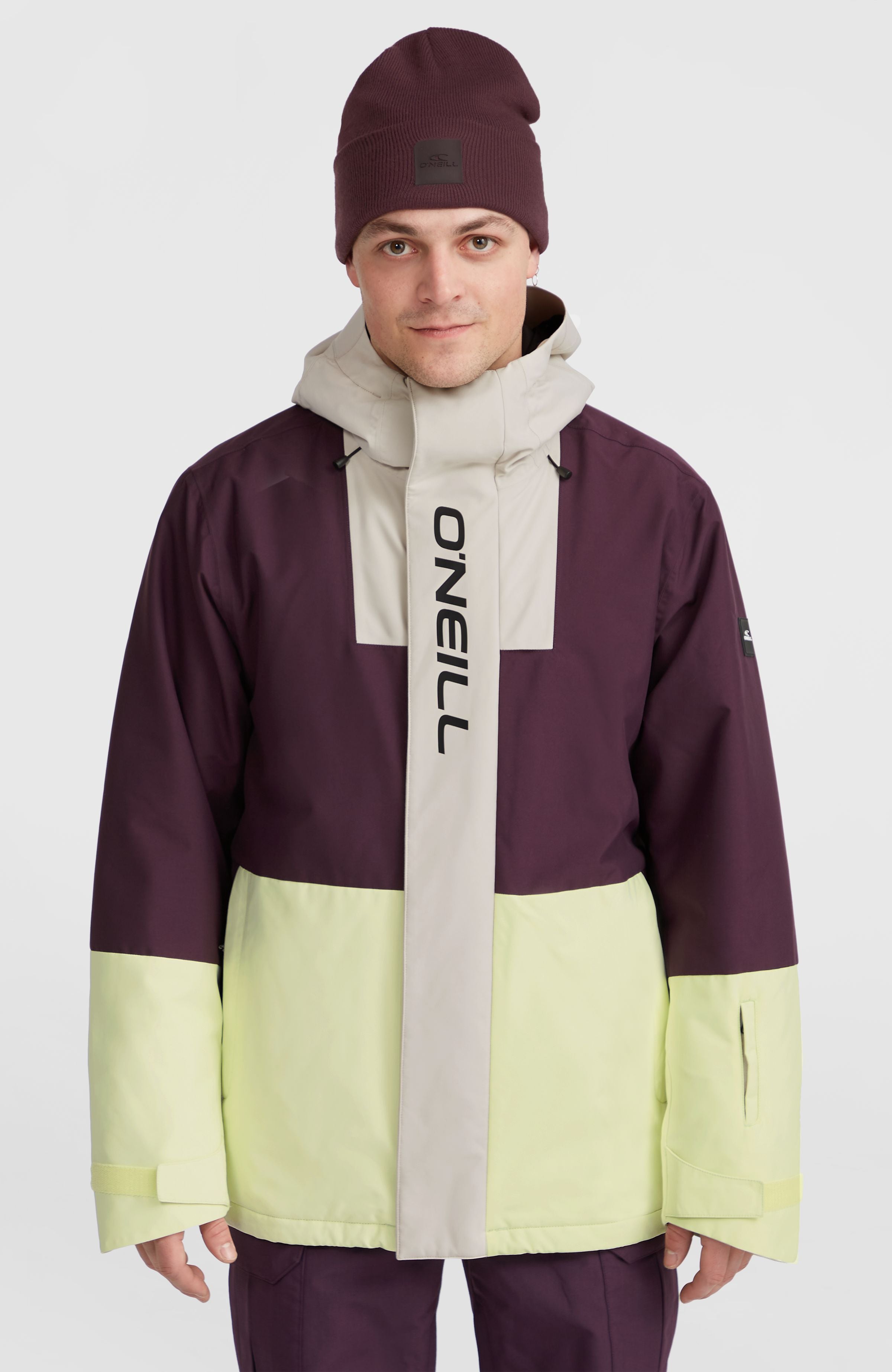 O'Riginals Hybrid Snow Jacket | Aubergine Colour Block – O'Neill