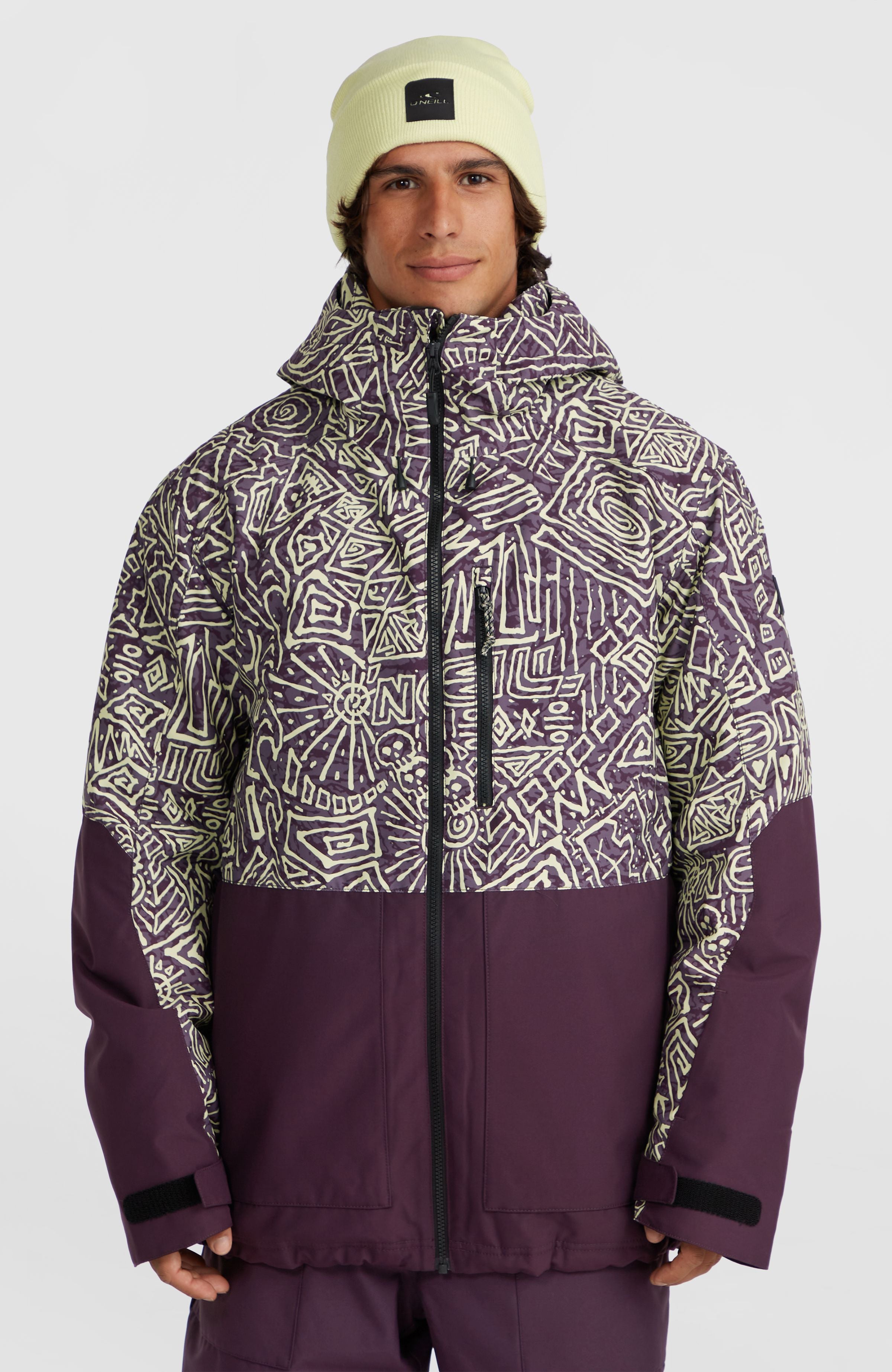 O'Riginals Block Snow Jacket | Dark Purple Sketcheritage – O'Neill